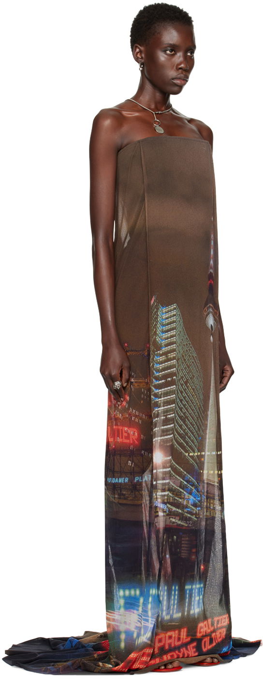 Kjole Jean Paul Gaultier Shayne Oliver Edition Maxi Dress Flerfarvet | 24/27-F-RO181-T551-60405030, 1