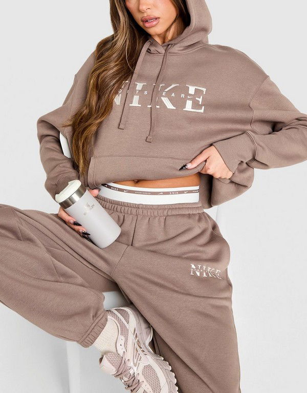 Sweatshirt Nike NSW Phoenix Fleece Pullover Hoodie Brun | IH4054-214, 0