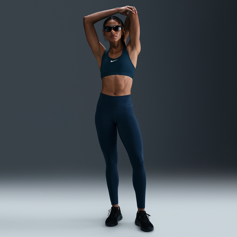 Leggings Nike Epic Fast Mid-Rise Pocket Running Leggings Mørkeblå | CZ9240-478