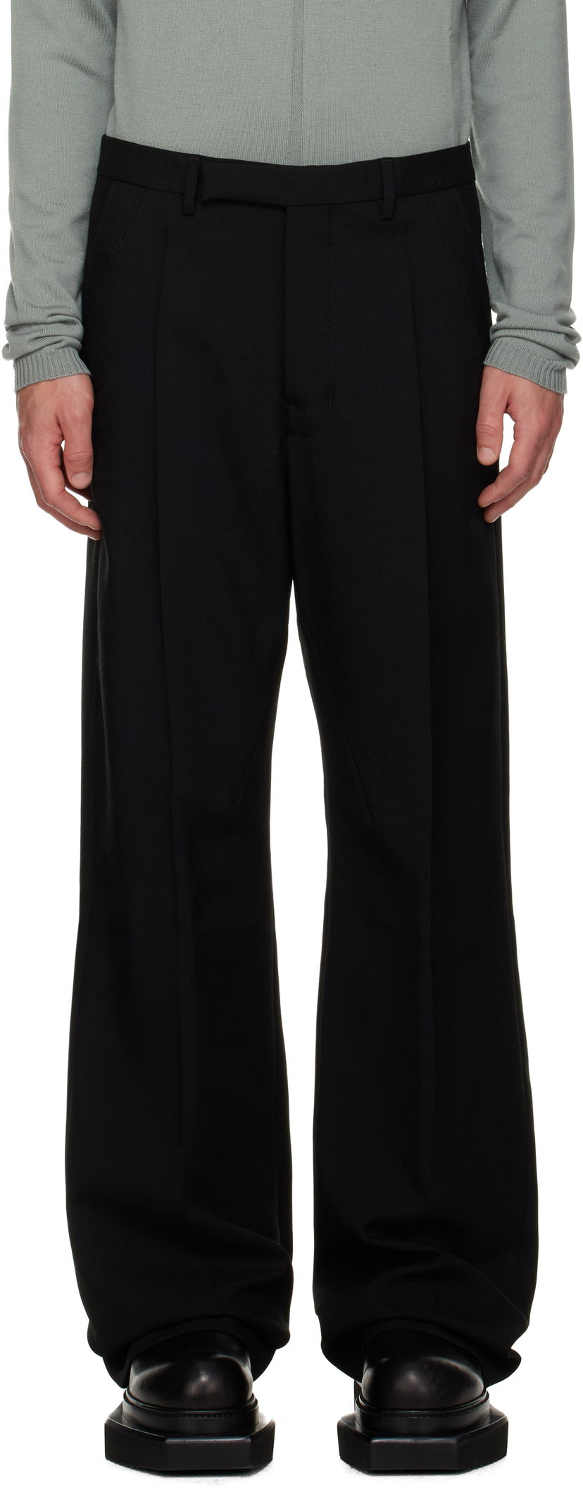 Bukser Rick Owens Concordians Tailored Geth Trousers Sort | RR02E1352 WGP