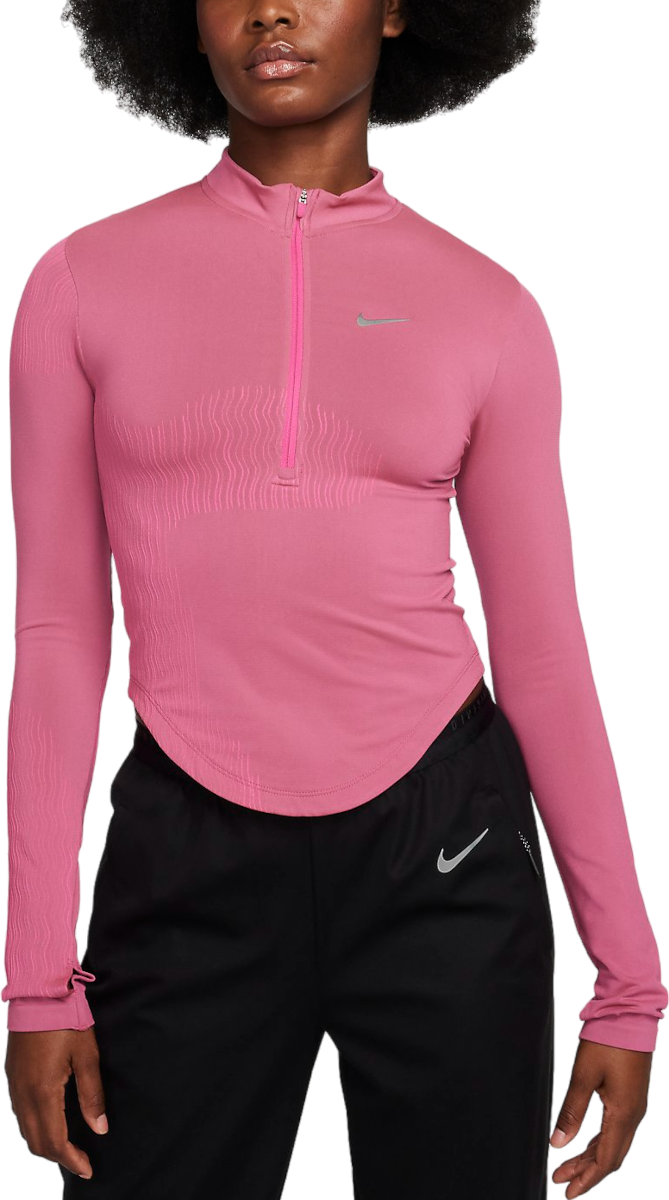 Sweatshirt Nike RN DVN DFADV ENG MDLR HALF ZIP RUNNING TOP Lyserød | fn2587-605, 0