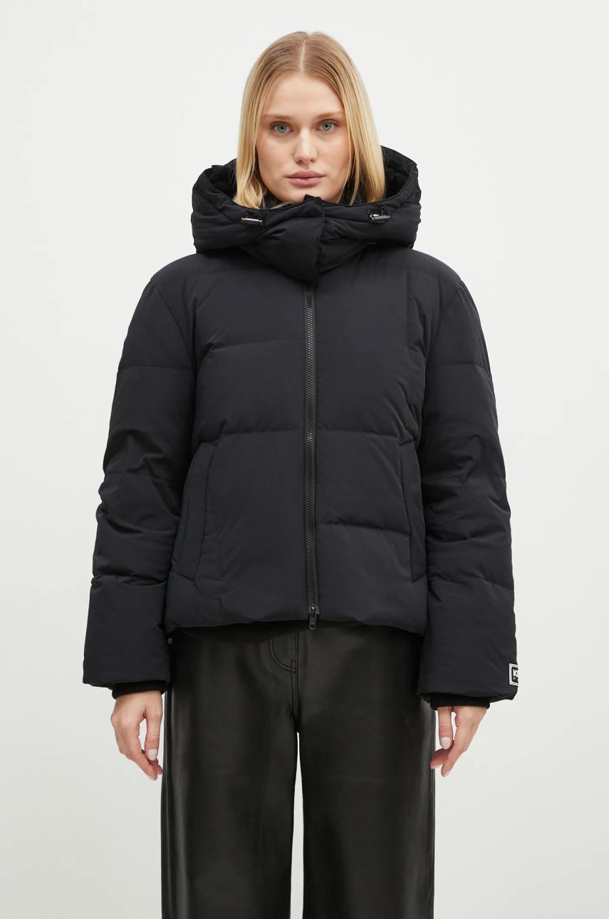 Puffer jakke KENZO Regular Puffer Jacket Sort | FE62OU1259NH.99, 0