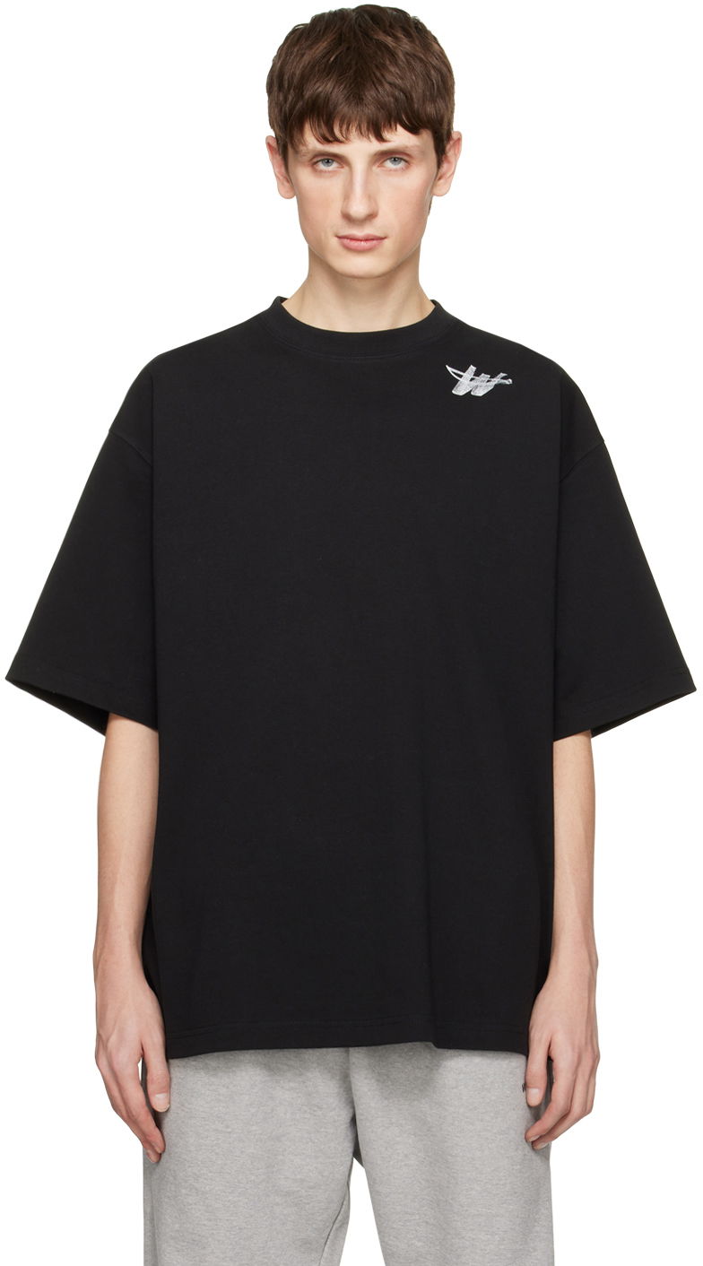 T-shirt We11done Printed T-Shirt Sort | WD-TP6-20-073-U-BK