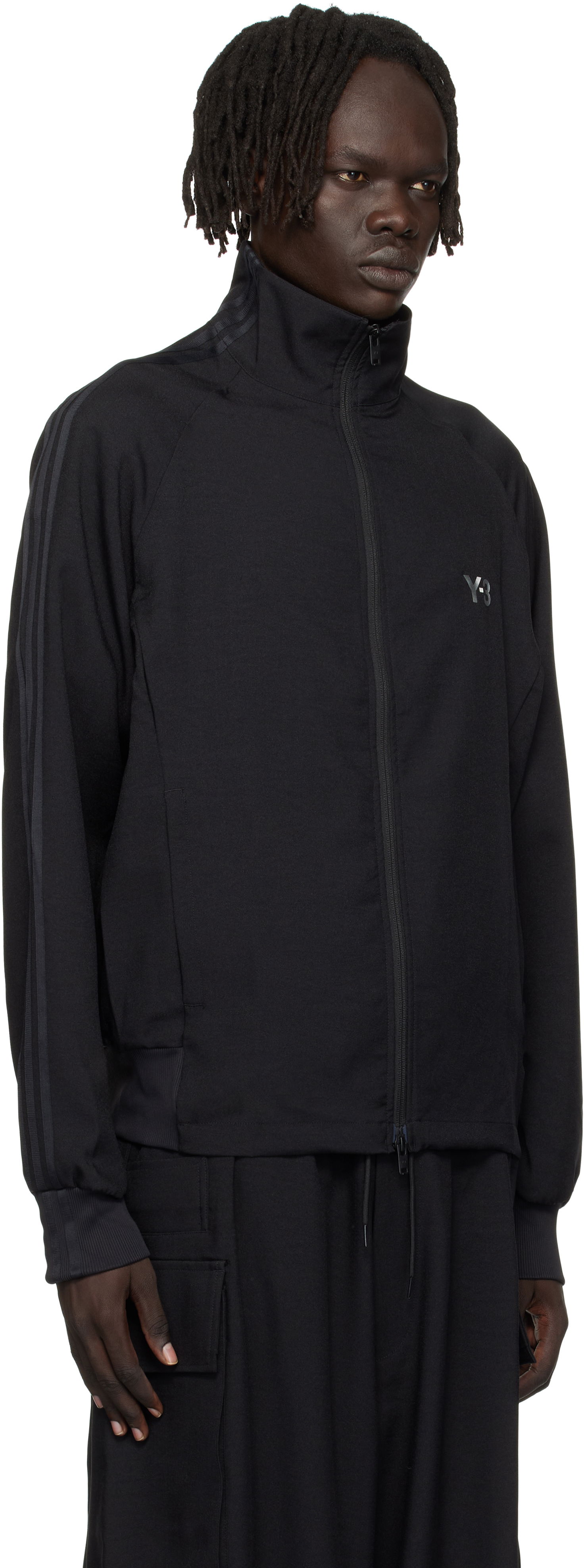 Jakke Y-3 Y-3 Sport Uniform Track Jacket Sort | JW4623, 1