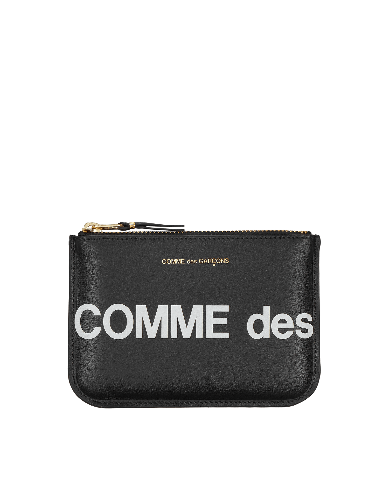 Tegnebog Comme des Garçons Huge Logo Zip Pouch Sort | SA8100HL 1, 0