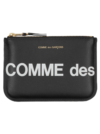 Tegnebog Comme des Garçons Huge Logo Zip Pouch Sort | SA8100HL 1