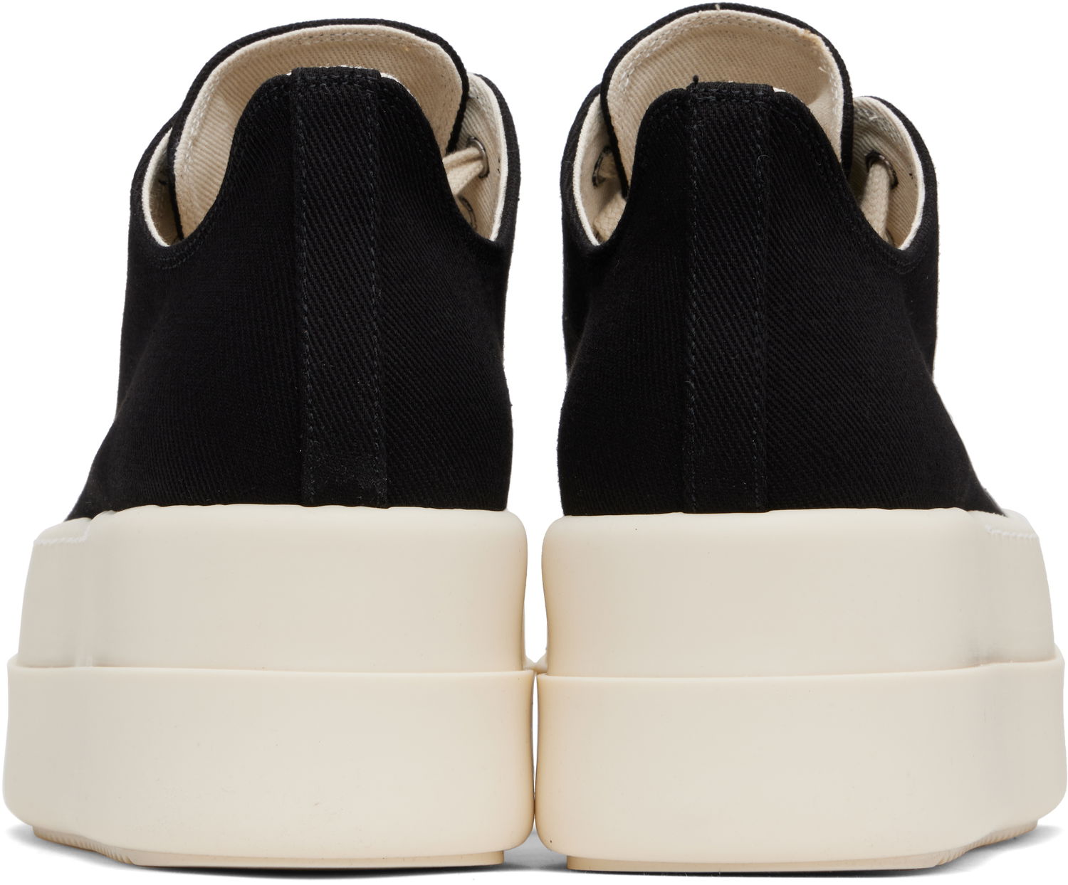 Sneakers og sko Rick Owens Rick Owens DRKSHDW Hollywood Double Bumper Low Sort | DU01E3832 DO, 1