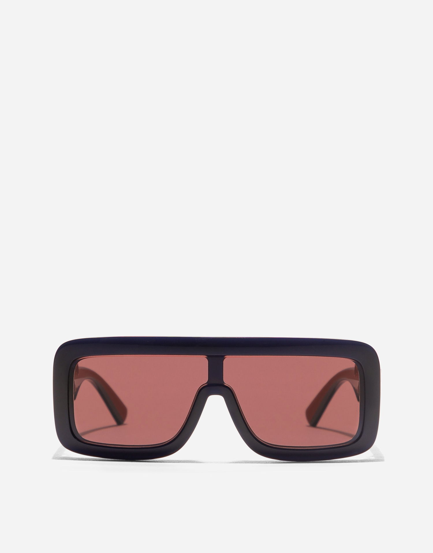 Solbriller Dolce & Gabbana Dolce & Gabbana Dg Logo Rectangular Shield Sunglasses Onesize Sort | VG601FVN9759V000, 0