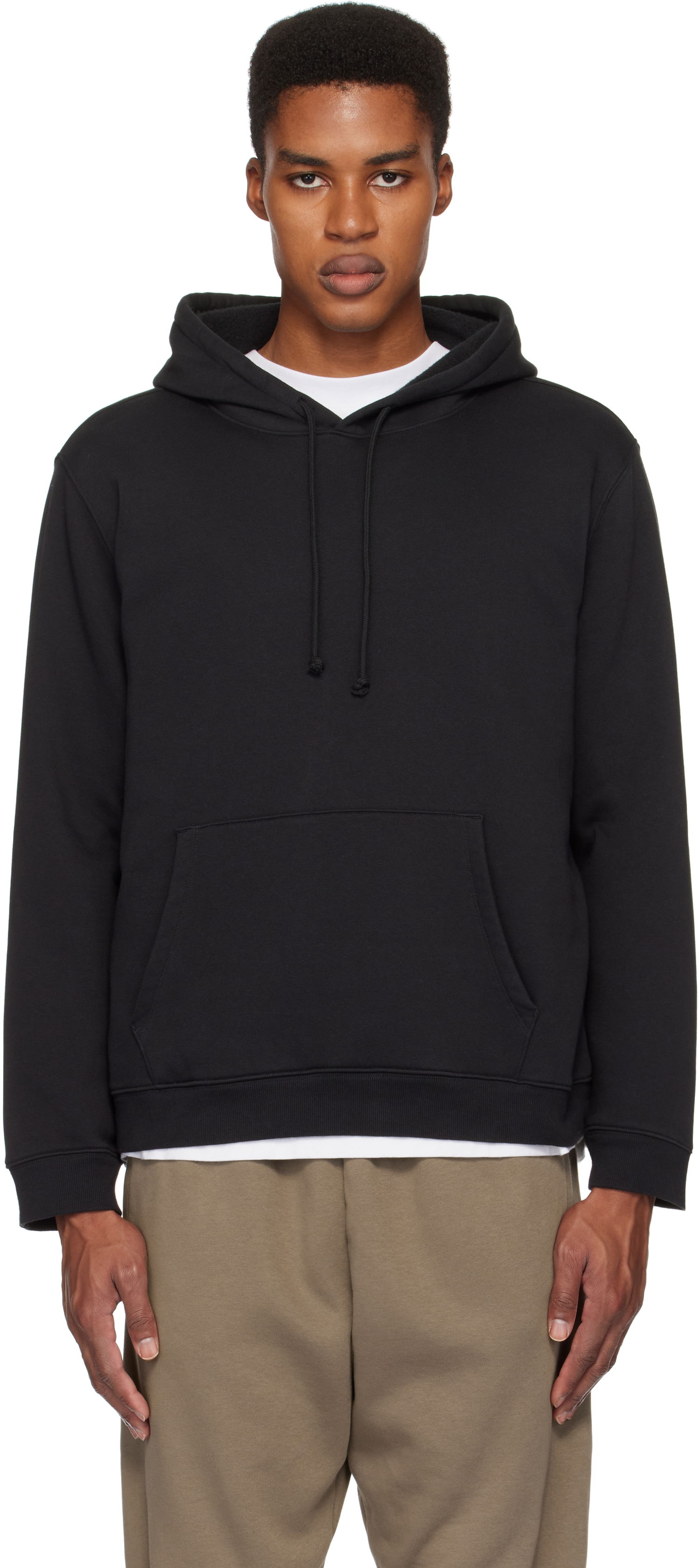 Sweatshirt SKIMS SKIMS Fleece Lounge Hoodie Sort | TP-PLO-5425M, 0
