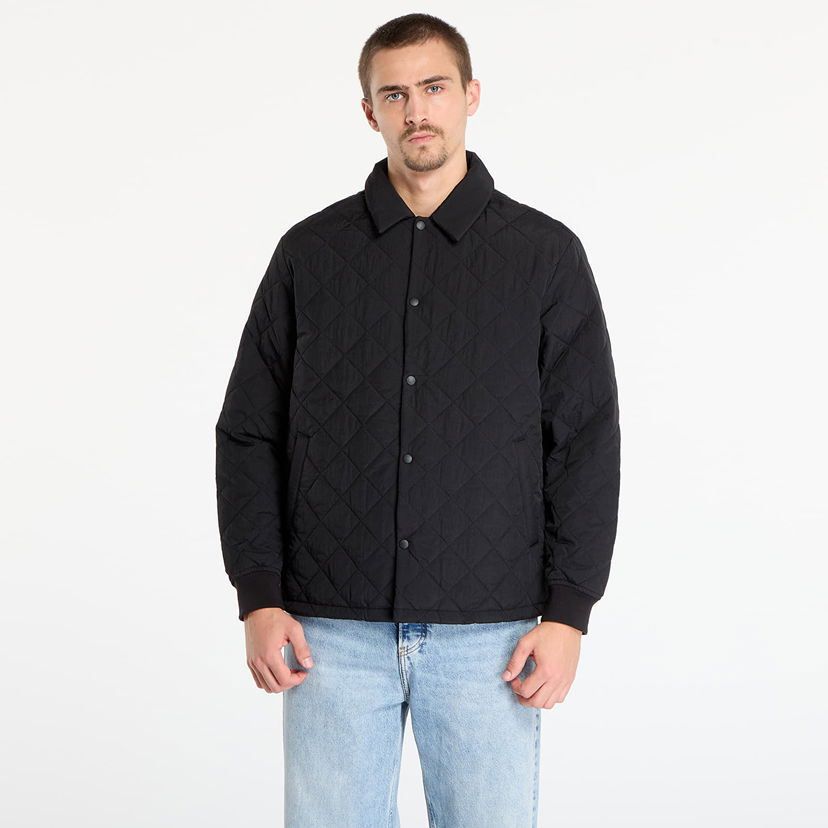 Jakke Urban Classics Quilted Overshirt Jacket Sort | TB7630-00007