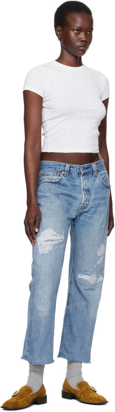 Jeans RE/DONE Re/Done Levi's Edition Boyfriend Jeans Blå | 1188BFJ, 3