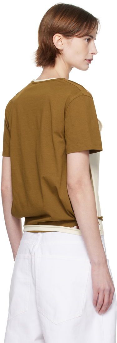 Tanktop Eckhaus Latta Eckhaus Latta Hugging Sleeveless T-Shirt Beige | 1203-EL-PS25-C -, 2