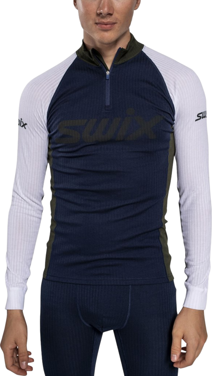 Undertøj og sokker SWIX RaceX Classic Half Zip Top Blå | 10116-23-75127