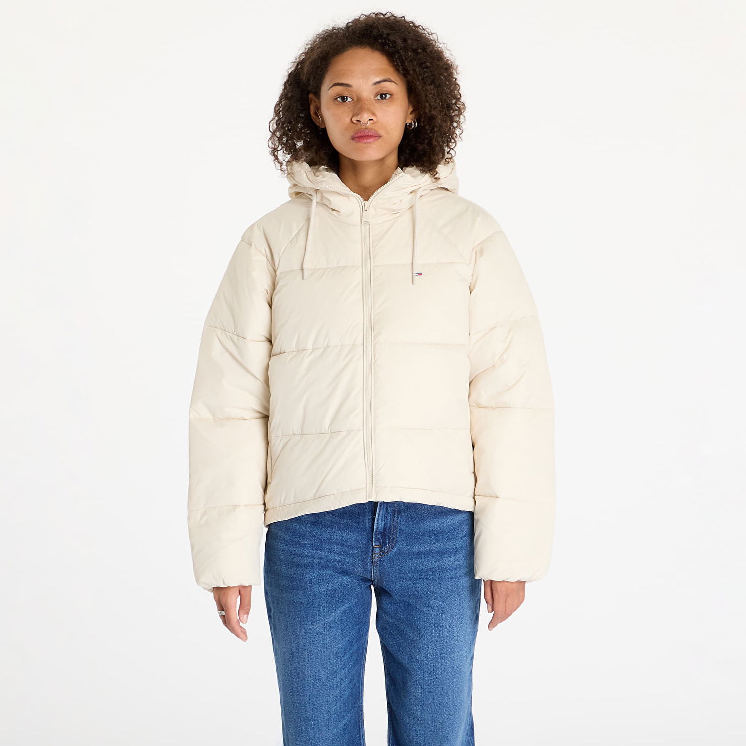 Puffer jakke Tommy Hilfiger Vail Puffer Jacket Beige Beige | DW0DW18841 ACG, 0