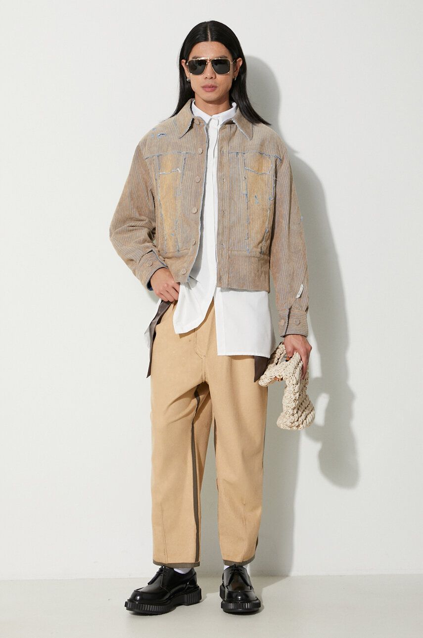 Jakke ADER ERROR Corduroy Trucker Jacket Beige | BMADFWJK1603, 1
