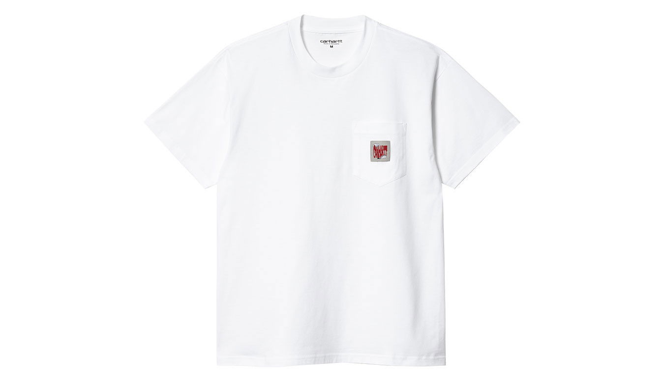 T-shirt Carhartt WIP S/S Stretch Pocket T-Shirt White Hvid | I031831_02_XX, 0