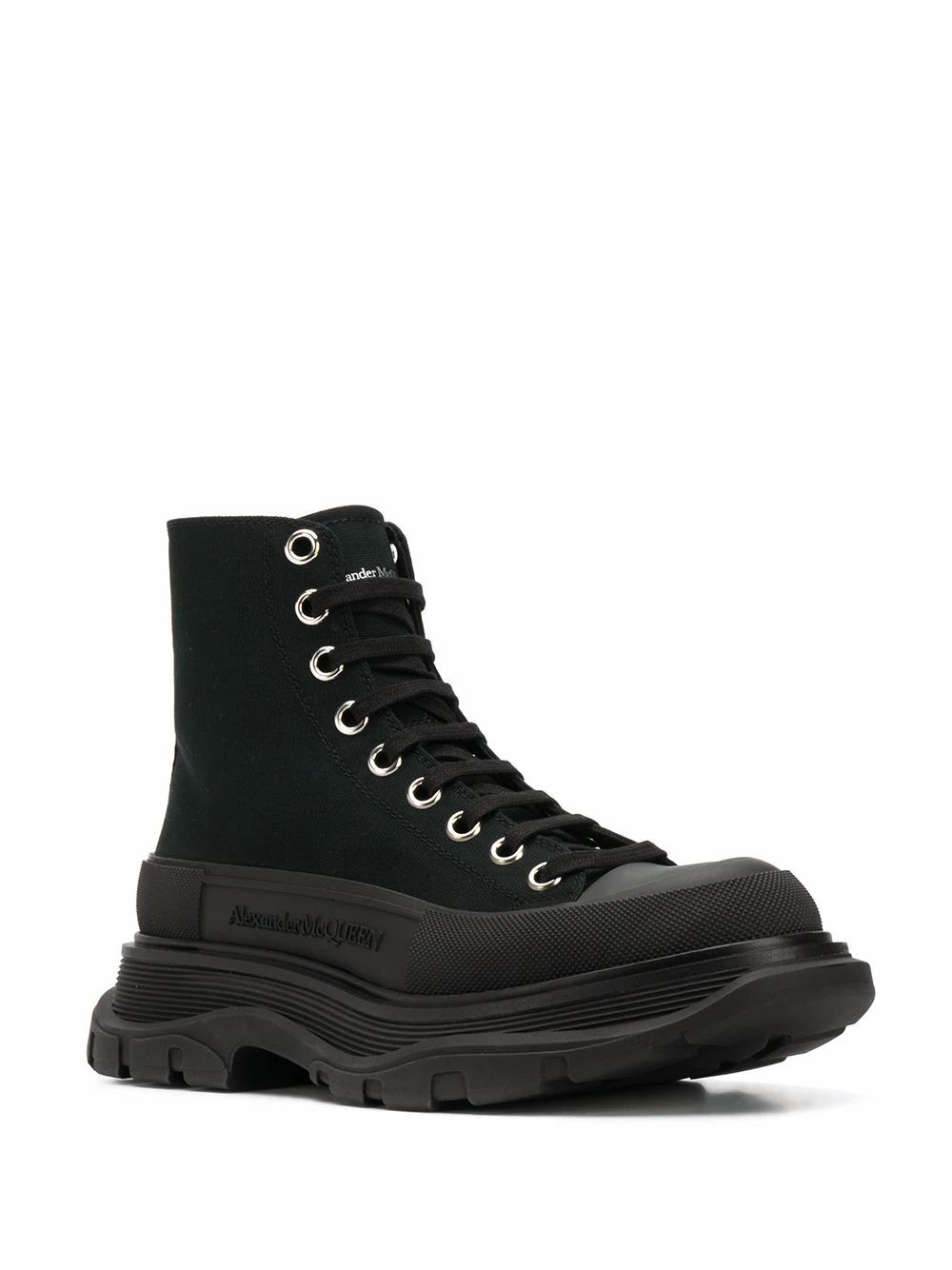 Sneakers og sko Alexander McQueen Tread Slick Ankle Boots Sort | 611706W4L321000, 1