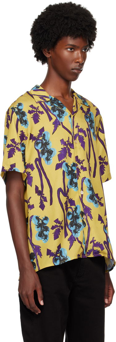 Skjorte Paul Smith PS Paul Smith Printed Shirt Gul | M2R-695U-N22101-32, 1