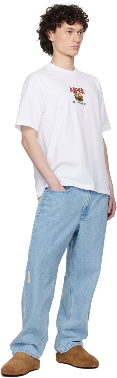 T-shirt AAPE by A Bathing Ape AAPE by A Bathing Ape 'AAPER' Graphic Short Sleeve T-Shirt Hvid | AAPTEM1612XXNWHX, 3