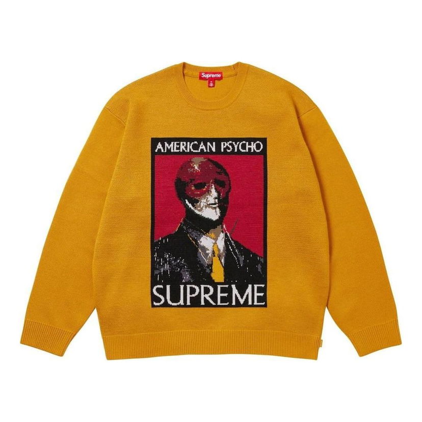 Sweater Supreme Psycho Knit Sweater Gul | SUP-FW23-091