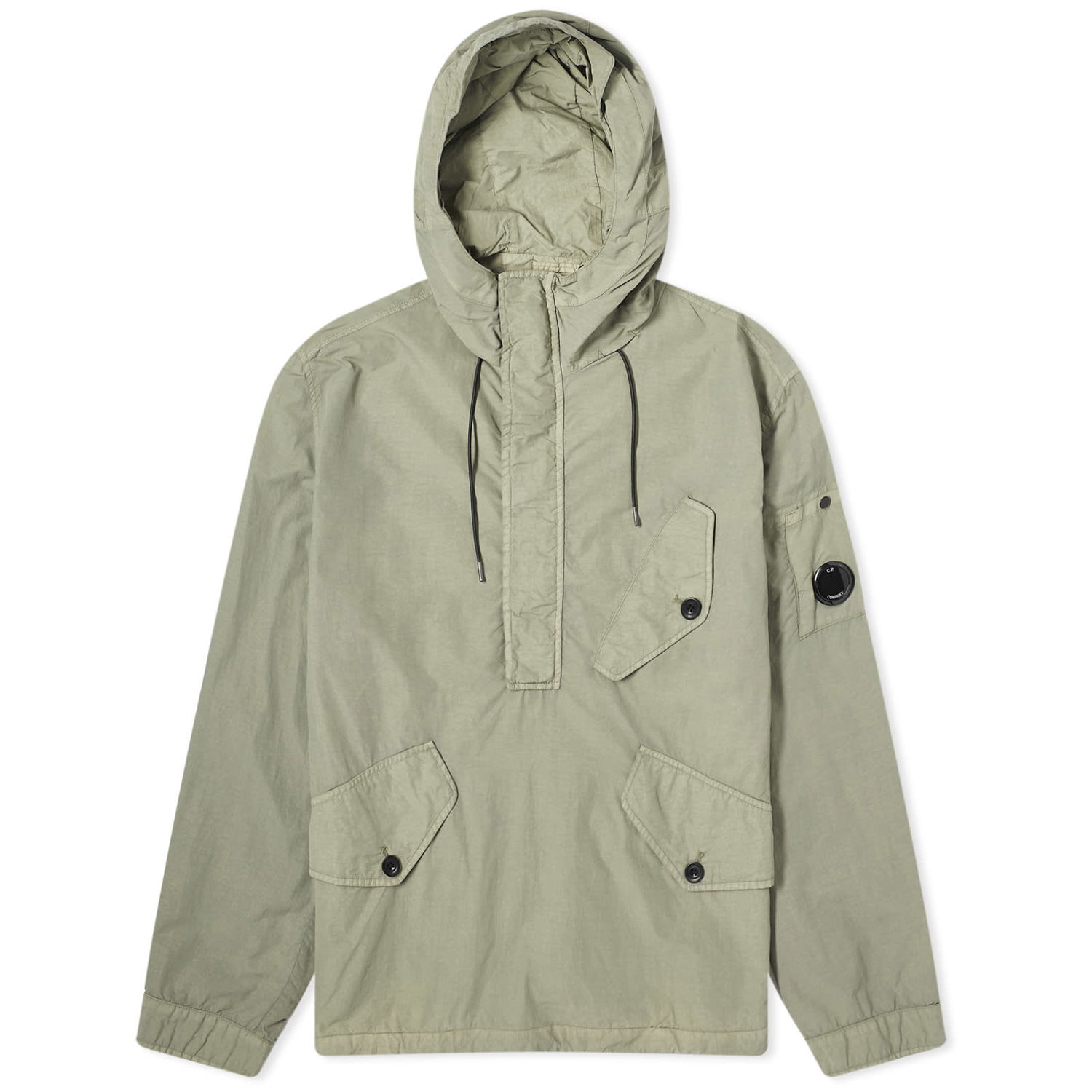 Jakke C.P. Company Flatt Nylon Anorak Grøn | 15CMOS067A-005991G-335, 0