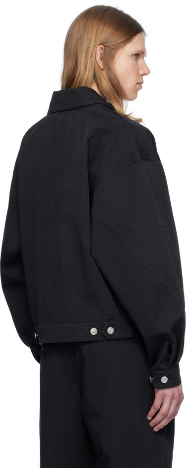Jakke ISABEL MARANT Isabel Marant Forest Cropped Denim Jacket Sort | VE0277HA-C2G02H, 2