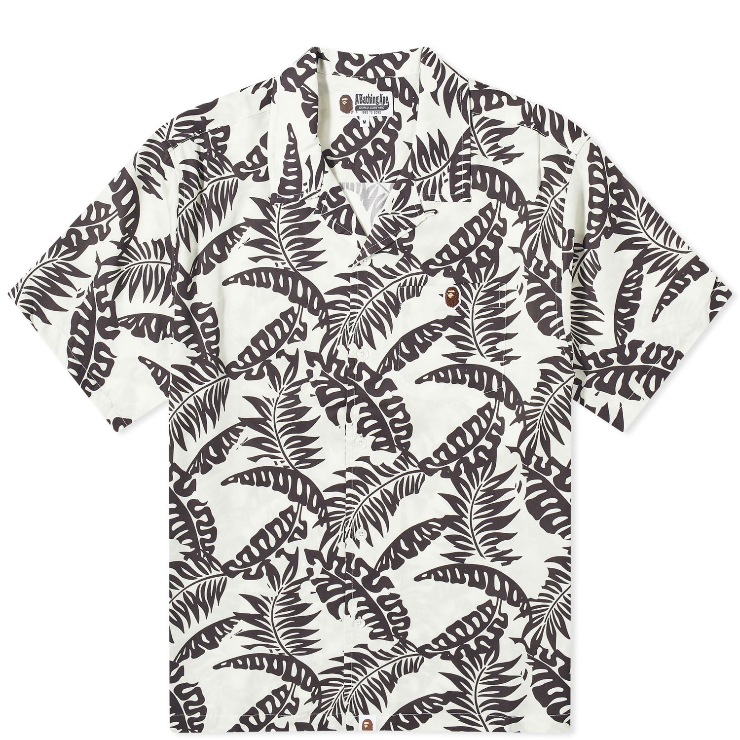 Skjorte BAPE A Bathing Ape Men's Open Collar Grå | 001SRJ201004I-WHT, 0