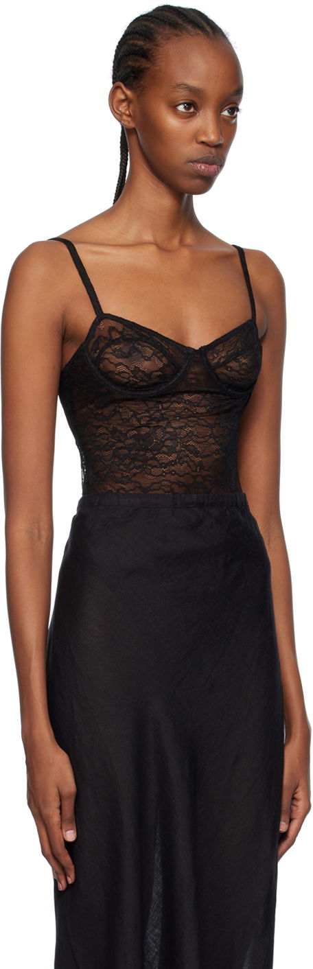 Krop Anine Bing ANINE BING Via Lace Bodysuit Sort | A-10-9265-005, 1