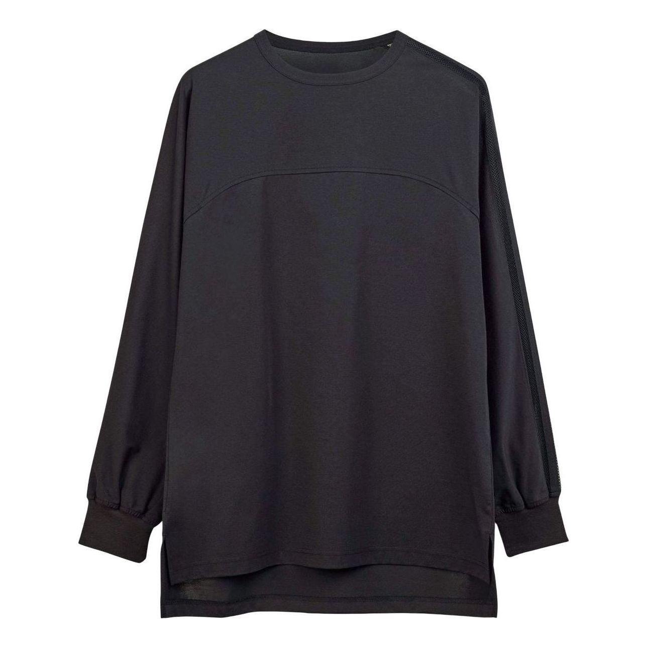 Sweater adidas Originals Y-3 Mesh Stripes Long Sleeve Top Sort | JL8309, 0