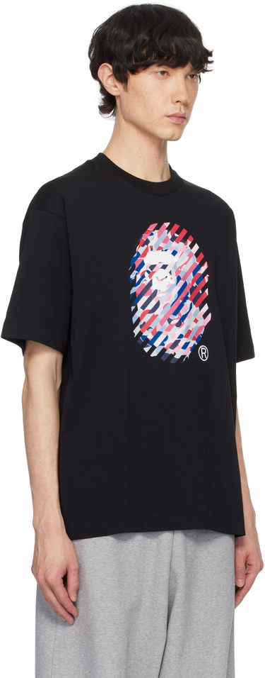 T-shirt BAPE Camo Illusion Ape Head Relaxed Fit T-shirt Sort | 001TEK801344M, 1