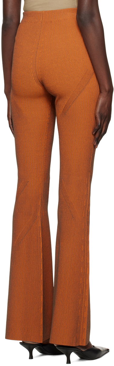 Leggings Dion Lee Angled Knit Trousers Orange | C7154R23, 2