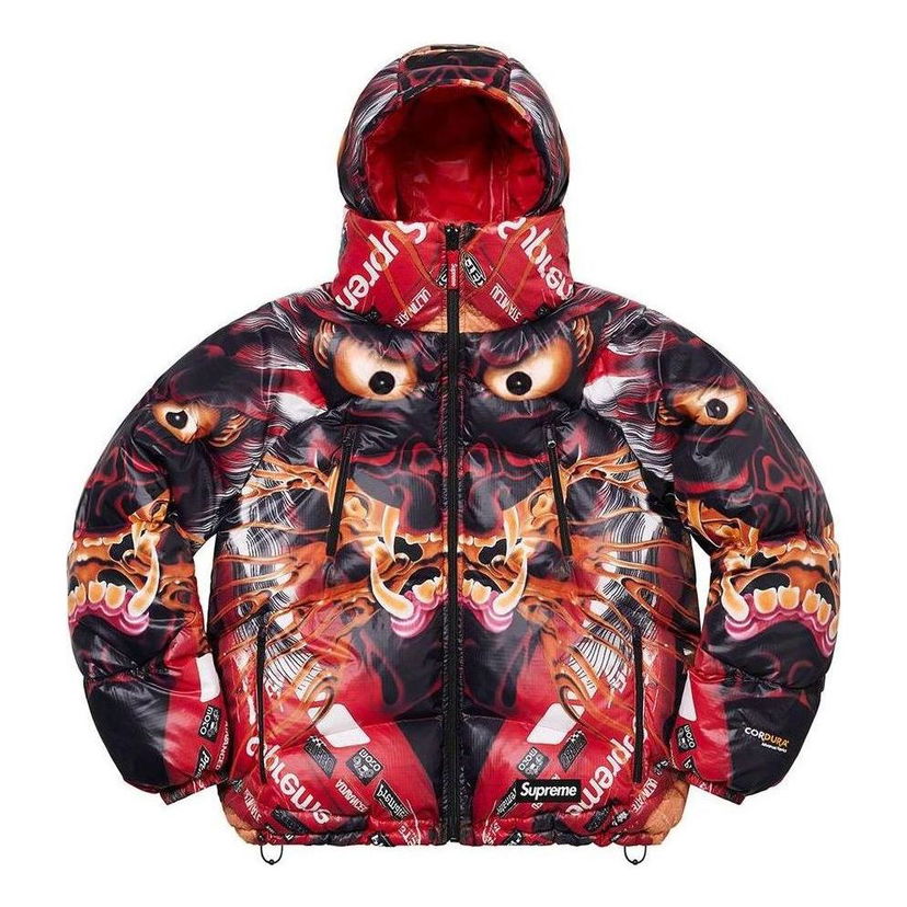 Puffer jakke Supreme Reversible Featherweight Down Puffer Jacket Rød | SUP-FW22-160