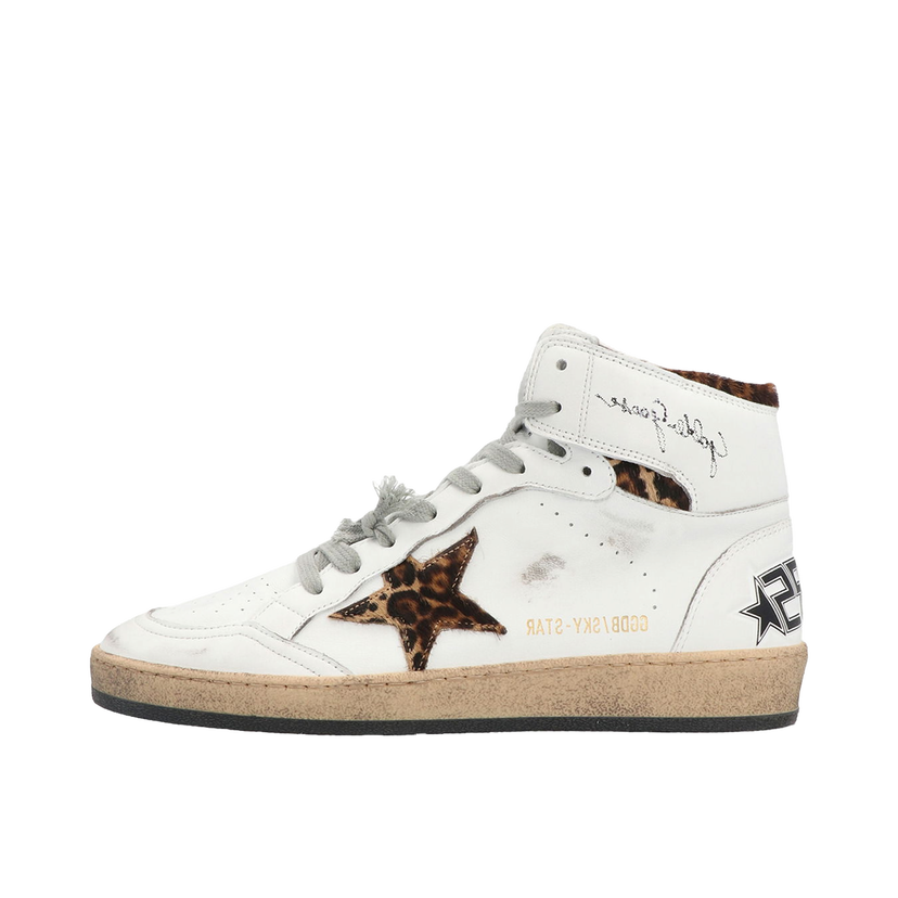 Sneakers og sko Golden Goose Sky Star White Leopard W Hvid | GWF00230-F002193-10805