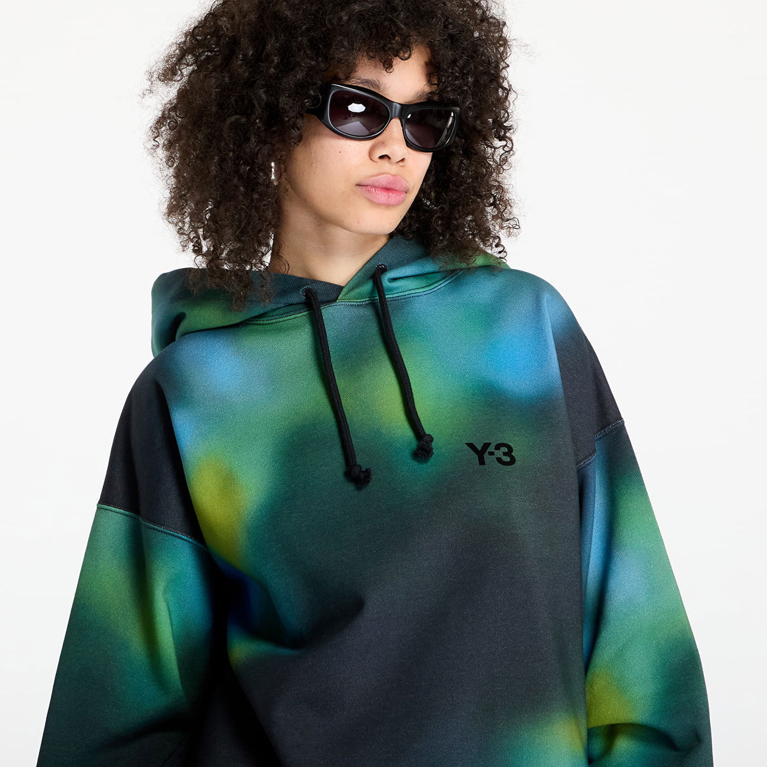 Sweatshirt Y-3 Y-3 AOP Terry Hoodie Flerfarvet | JL8306, 1