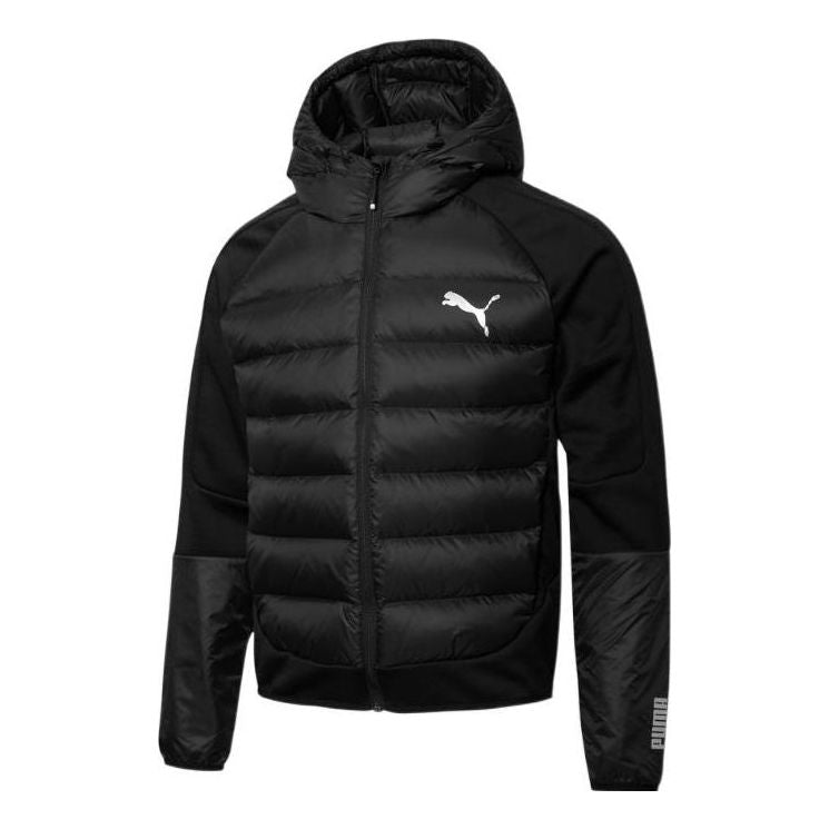 Puffer jakke Puma Regular Fit Puffer Jacket Sort | 848636-01