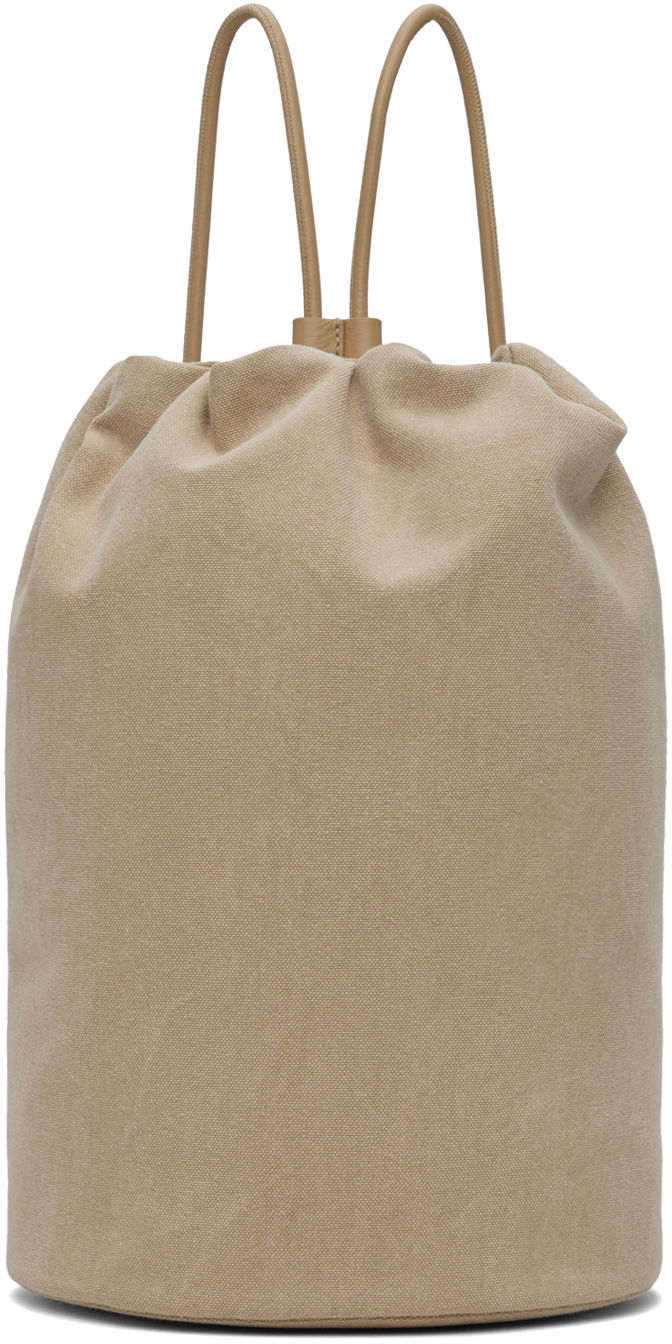 Mulepose The Row Canvas Backpack Beige | W1296M-W763