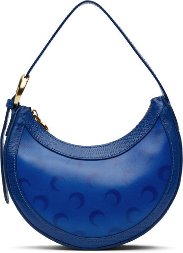 Håndtaske Marine Serre Marine Serre Moon Airbrushed Leather Eclips Mini Bag Blå | WBA002A CLEA0053, 0