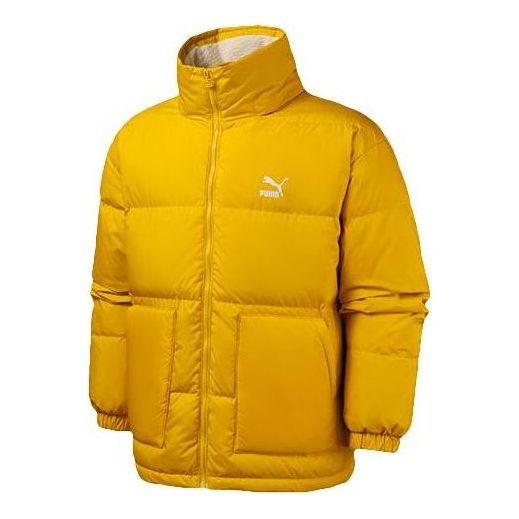 Puffer jakke Puma Classics Down Jacket Gul | 596548-20