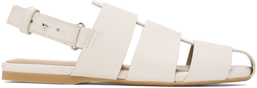 Tilbehør JW Anderson JW Anderson Fisherman Sandals Hvid | ANW42215A