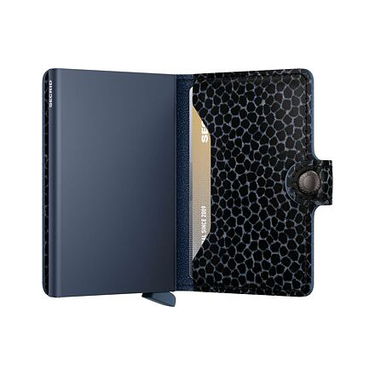 Tegnebog Secrid Slimwallet Giraffina Leather Wallet Mørkeblå | MGi-Blue, 5