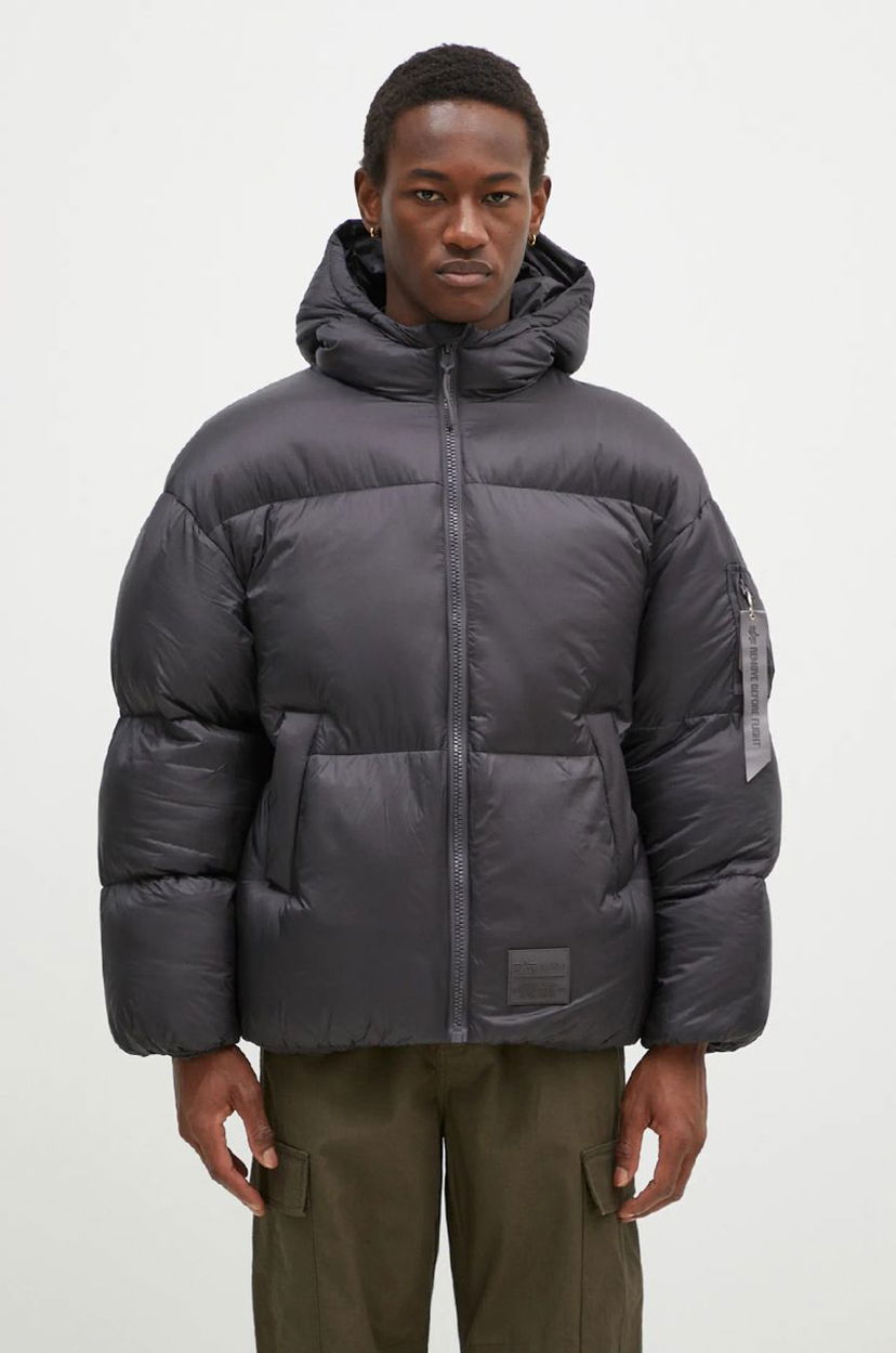Puffer jakke Alpha Industries Cloud Puffer Bomber Jacket Sort | 148130
