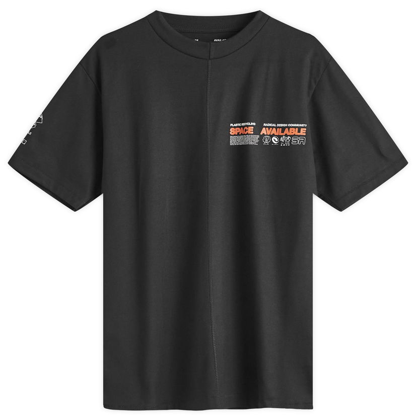 T-shirt Space Available Radical Plastics T-Shirt Sort | SA-RPT001-BLK