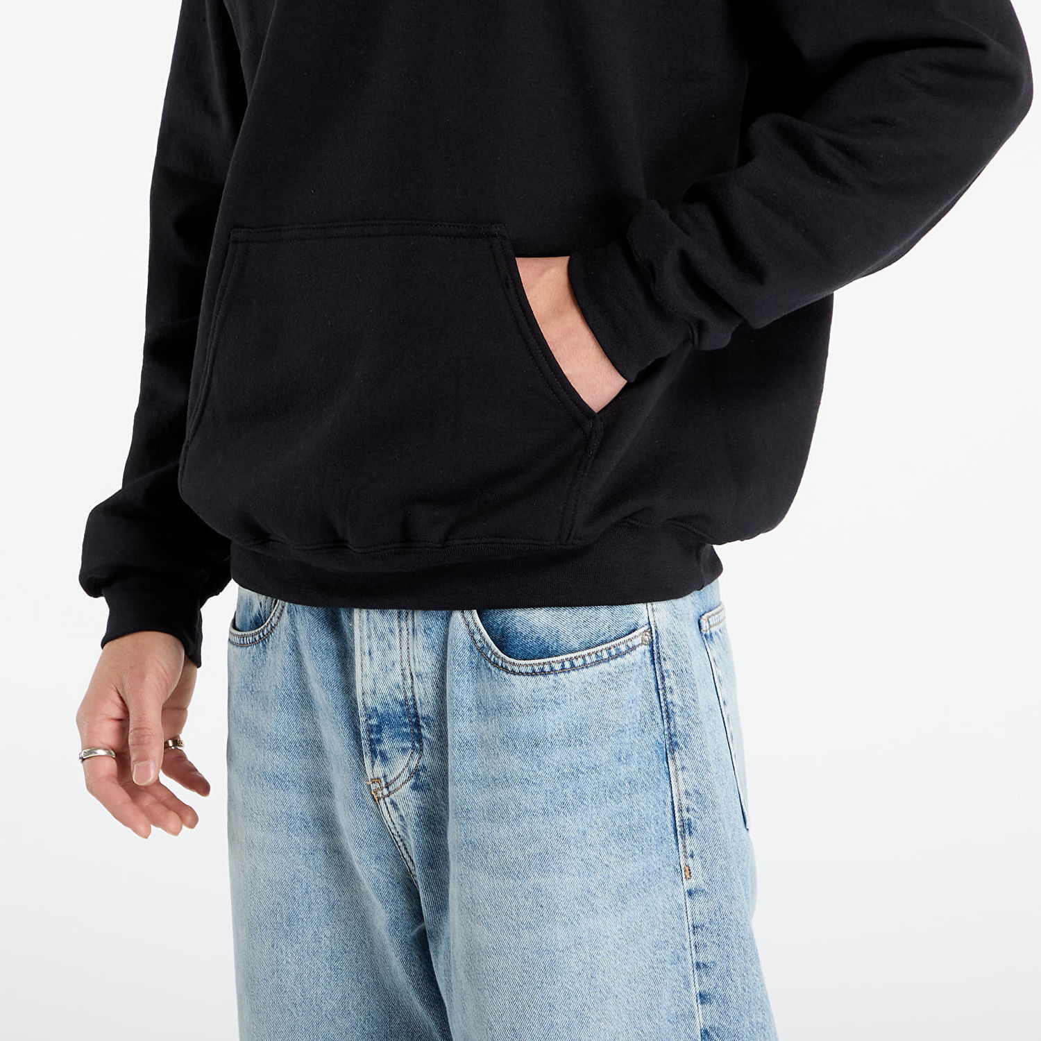 Sweatshirt Thrasher Chrome Genuine Hoodie M Sort | 145763, 1