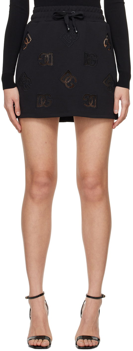 Nederdel Dolce & Gabbana Cutout Miniskirt Sort | F4CSKZ GDB9T, 0