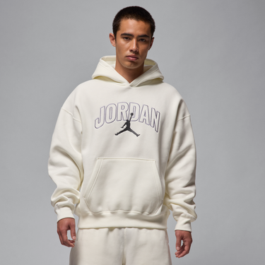 Sweatshirt Jordan Jordan Brooklyn Fleece Relaxed Hoodie Hvid | IB7241-133, 0