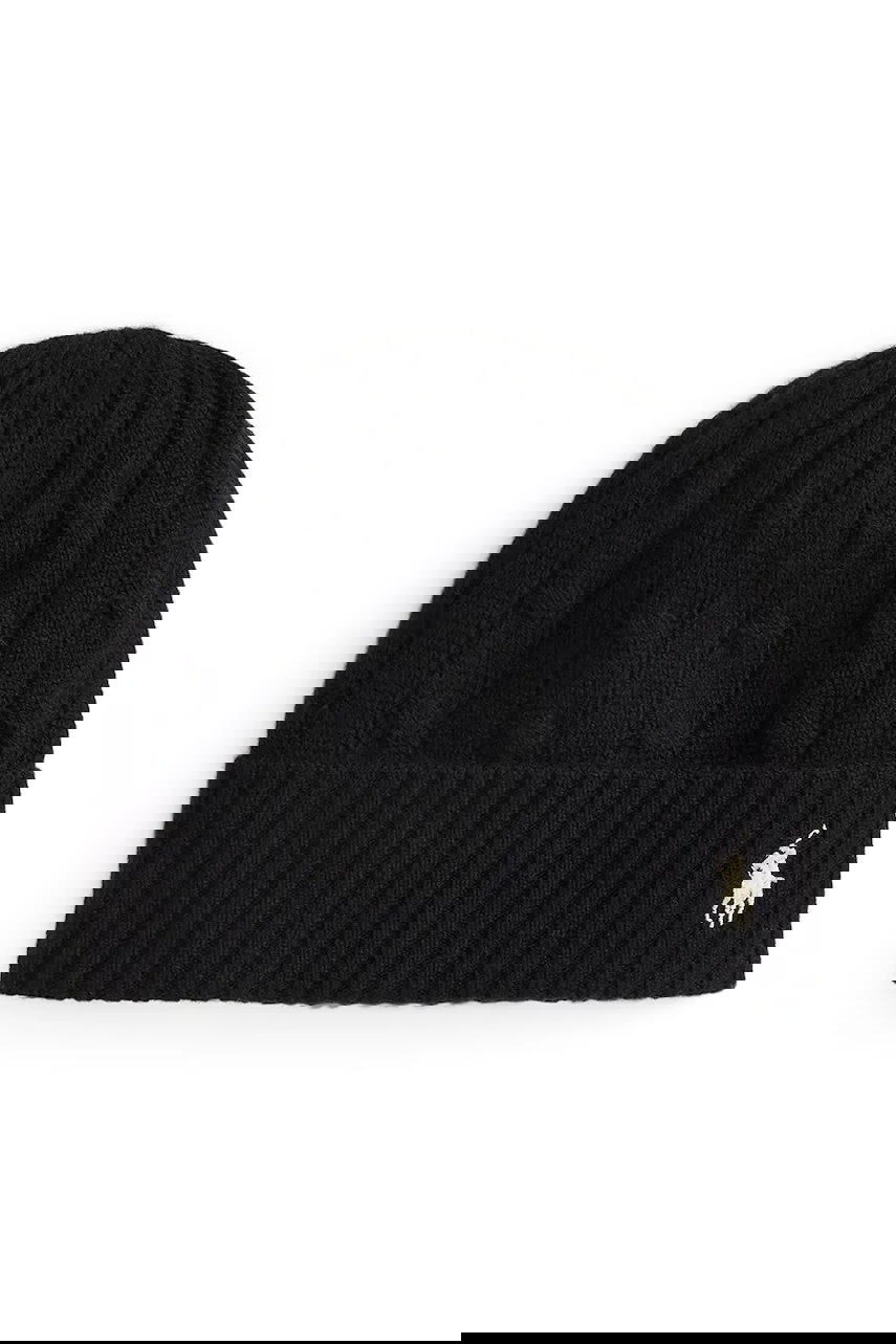 Beanie Polo by Ralph Lauren Polo Ralph Lauren Woolen Cable-Knit Beanie Sort | 455981442, 0