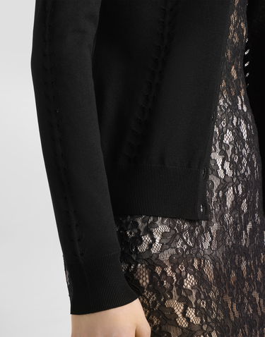 Sweater Dolce & Gabbana Dolce & Gabbana Viscose Knit Cardigan Sort | FXV87TJAIRMN0000, 3
