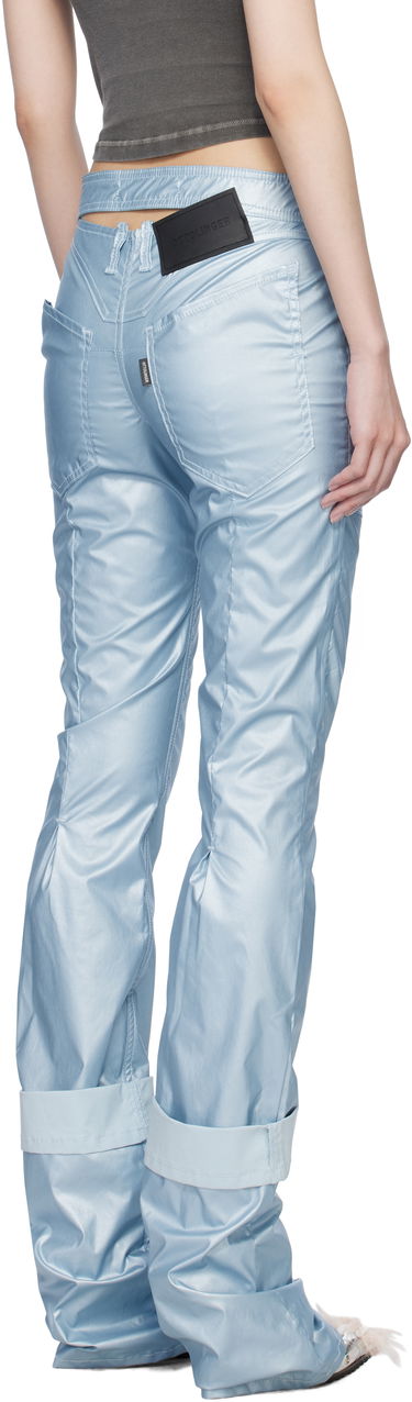Bukser Ottolinger Ottolinger Coated Open Back Trousers Blå | 2217080203, 2