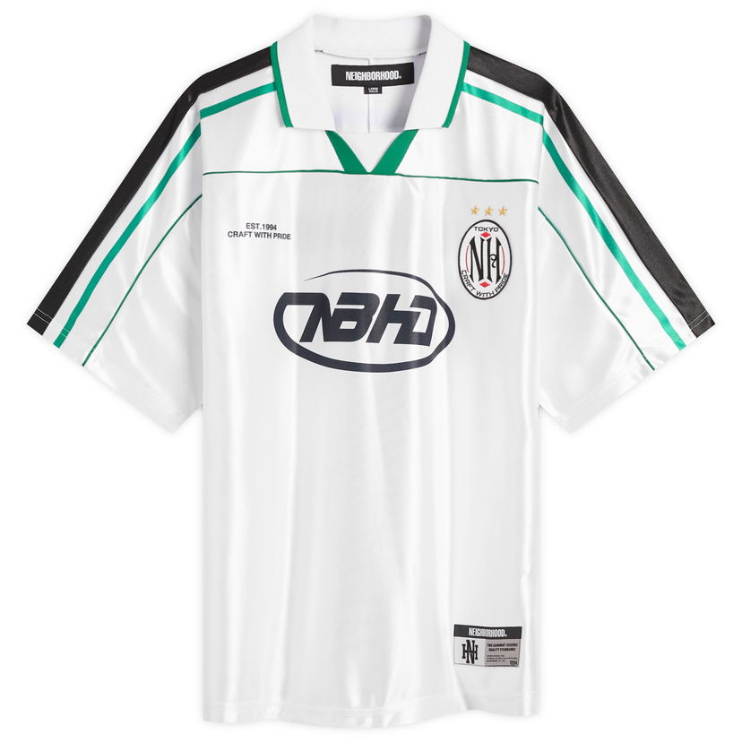 Jersey Neighborhood Game Shirt, Size Large Hvid | 251FPNH-CSM16-WHT