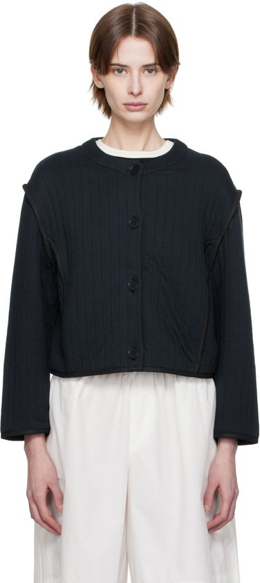 Sweater A.P.C. A.P.C. Garance Cropped Quilted Jacket Sort | COHGW-F32010, 0